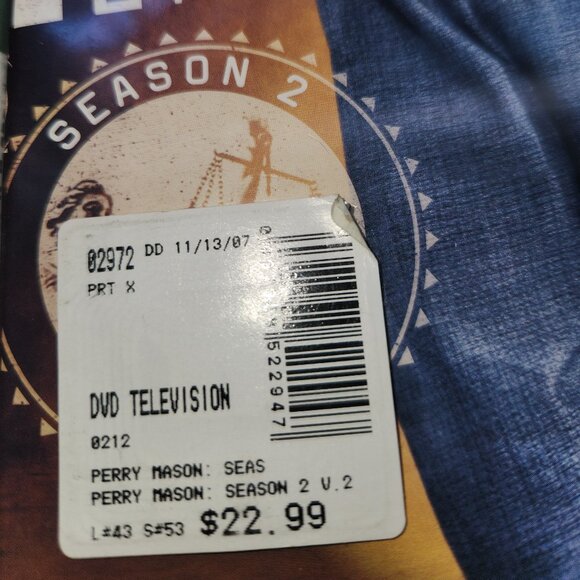 Perry Mason Season 2 Volumes 1 & 2 Sealed DVD Set - Picture 5 of 5